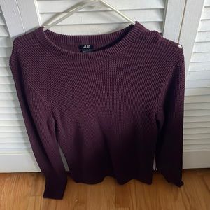 H&M Crewneck, Maroon